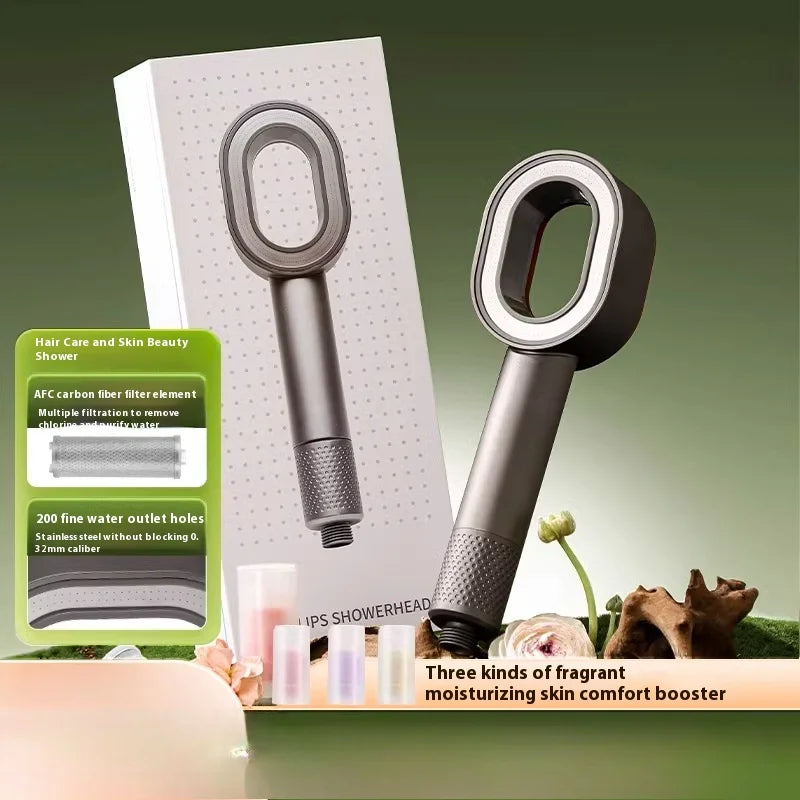 AquaGlow Beauty-Duschkopf – Hochdruck & Wassersparend
